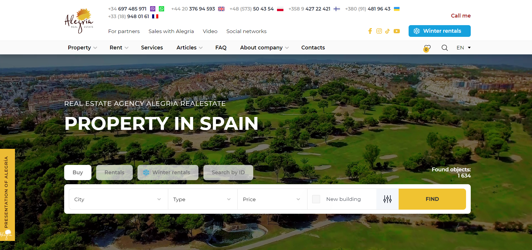 Агентство недвижимости Alegria в Испании: Несоблюдение обязательств и финансовые потери